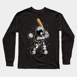 Astronaut Baseball Player Long Sleeve T-Shirt